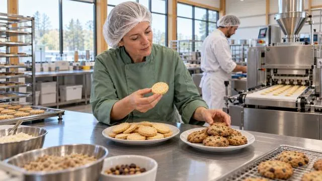 Jak ograniczyć straty surowców podczas przezbrajania maszyn do produkcji ciastek?